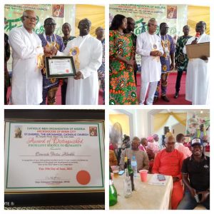 Catholic Men Org Of Nig Honours Festus Alenkhe