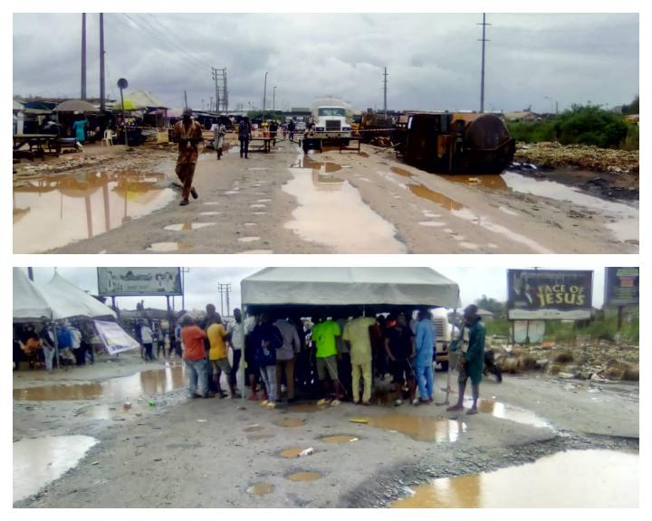 Protesters Paralyzes Business Activities Along Benin/Sapele Road