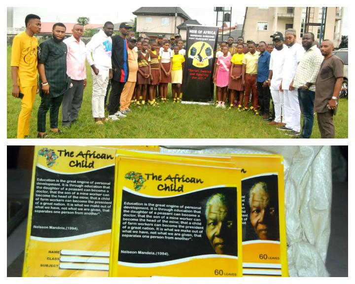 Pan-African Organisation Donates Exercise Books To School In Rivers