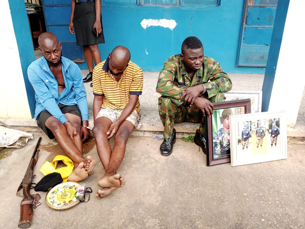 Edo Police Arrests One Fake Military Officer With 2 Army ID Cards