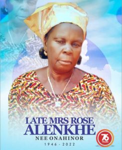 Edo Online Media Practitioners Condoles Alenkhe Over Mother’s Death