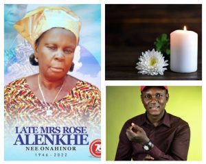 Emma Okodugha Condoles With Alenkhe’s Family Over Mother’s Death