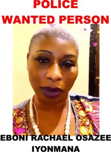 Edo Police Command Declare Canada Based Nigerian Eboni Rachael Osazee Iyonmana Wanted Over Cyber Stalking