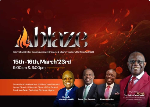 “Ablaze 2023” Christian Ministers Conference Holds In Benin City