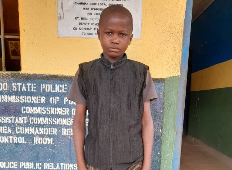 A 12 Yr Boy Found By A Good Samaritan, Hand Over To Textile Mill Police Station – Edo PPRO