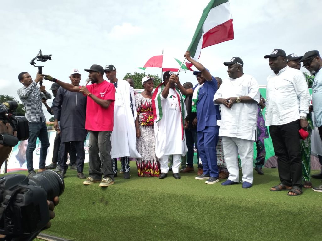 Edo LG poll: Obaseki Flag-off Campaign In Etsako Central, Calls On Electorates To Vote PDP Candidates