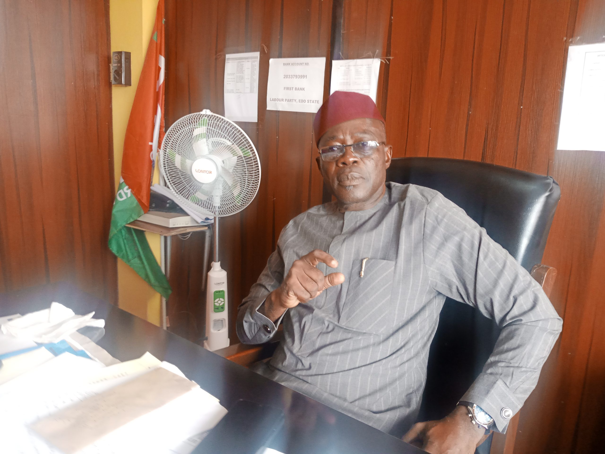 I Remain Edo State Chairman Of Labour Party – Ogbaloi
