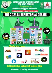 NEDG, BON Reiterate Readiness To Partner Edo NUJ On 2024 Gubernatorial Debate