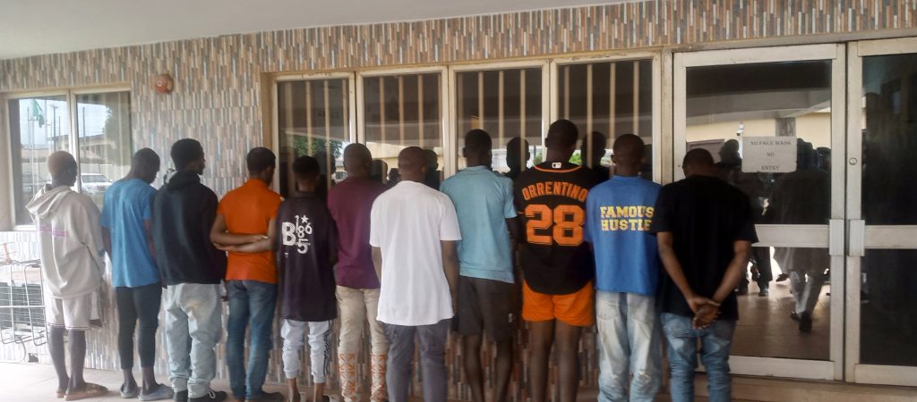 Edo State Special Task Force On Cultism Parades 11 Suspected Cultists