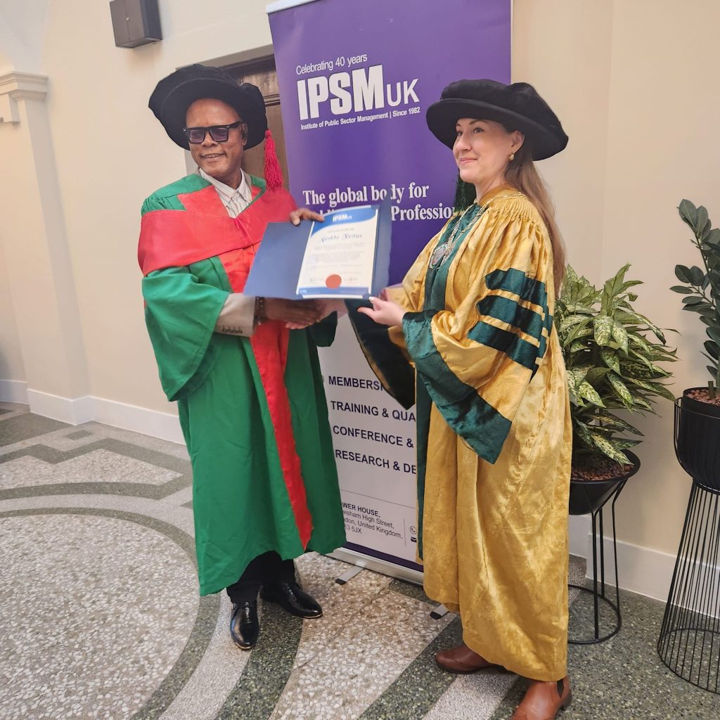 IPSM, UK Bestow Doctoral Fellowship Award On Edo NUJ, chairman, Alenkhe