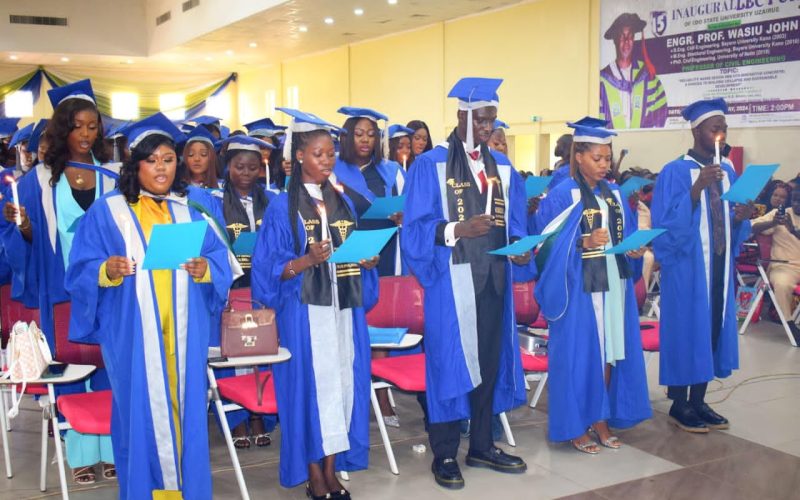 EDSU Inducts 68 Nurses/Midwifery Into Nursing Profession