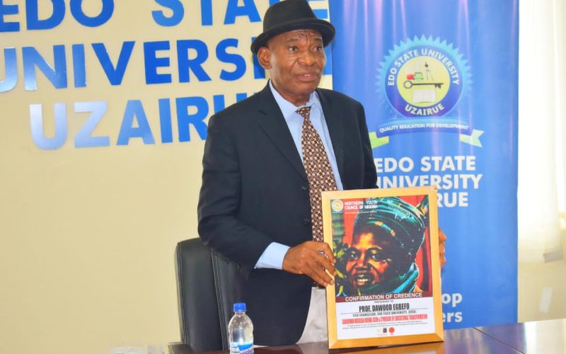 EDSU Ag. VC Bags Confirmation Of Credence Award