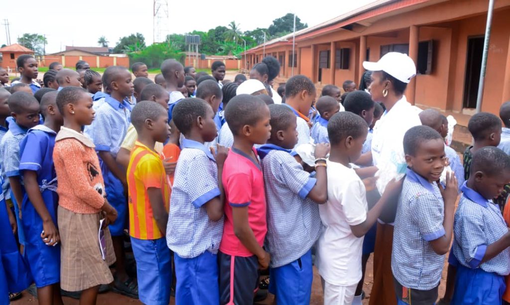 200 Pupils Receive Instructional Materials From Esohe Foundation