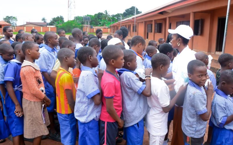 200 Pupils Receive Instructional Materials From Esohe Foundation