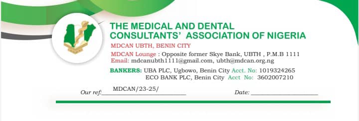 MDCAN, UBTH Chapter Joins National Body To Down Tools