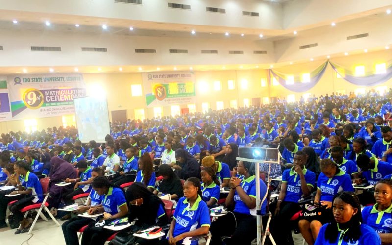 Edo State University Holds Orientation Programme for 10th Set of Admitted Students