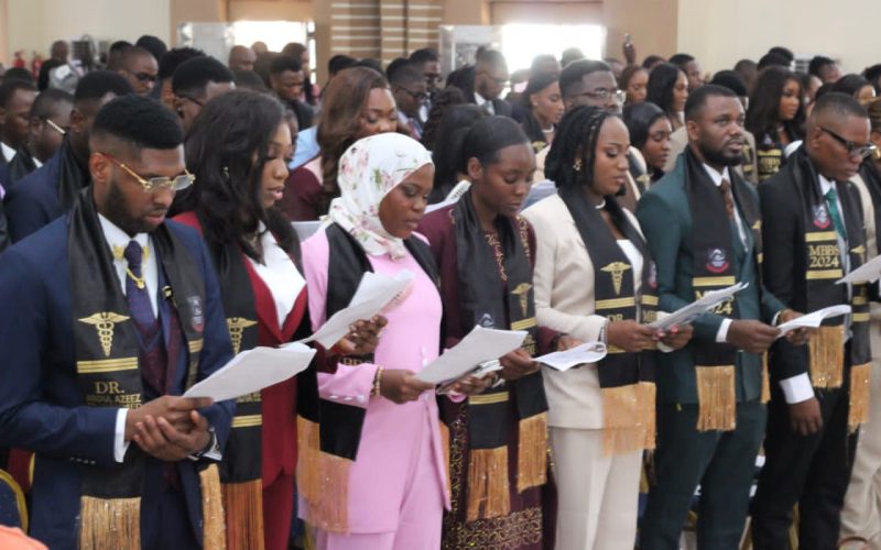 MDCN Inducts 128 Ambrose Alli University, Ekpoma Medical Graduates