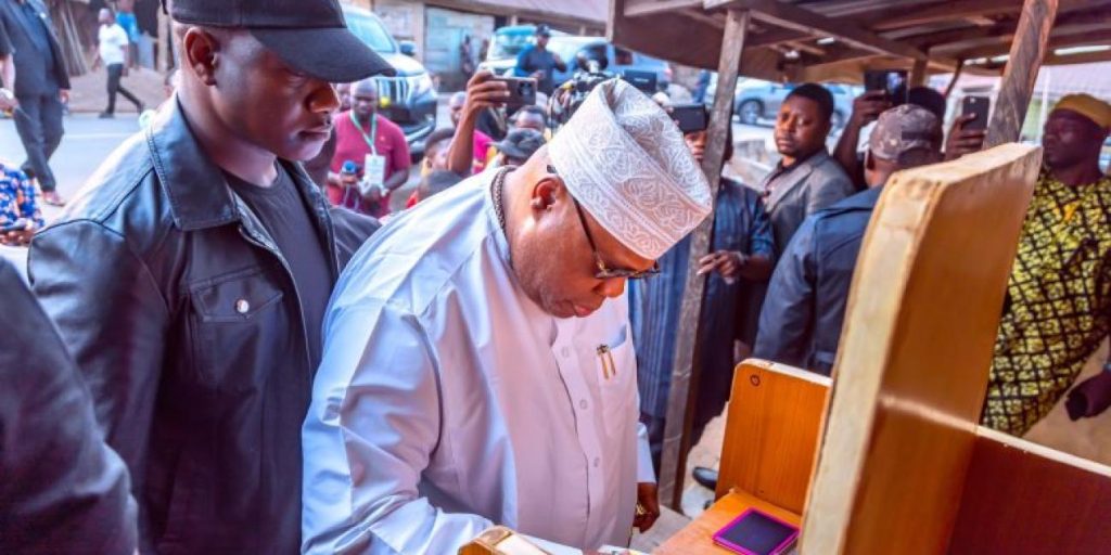 Osun LG Elections: Gov Adeleke Votes, Urges Residents To Participate