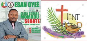 Lent, Ash Wednesday: APC Senatorial Aspirant, Glory Momodu Felicitates Christians