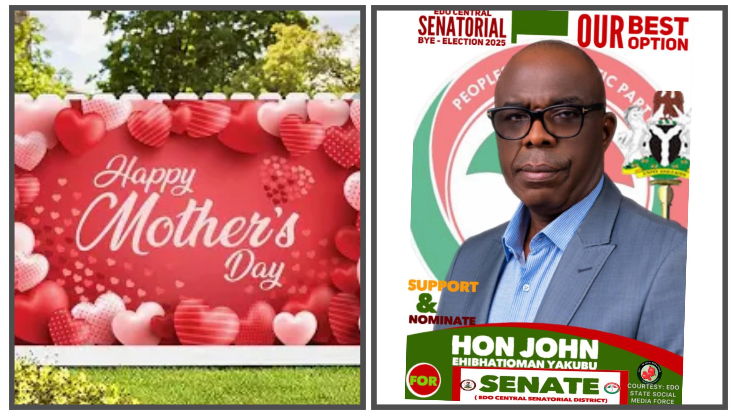 2025 MOTHER’S DAY:Hon. John Yakubu Celebrates Mothers