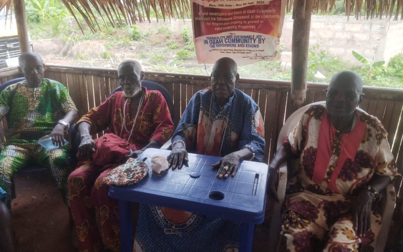 Obah Village Debunks Allegation of Land Grabbing