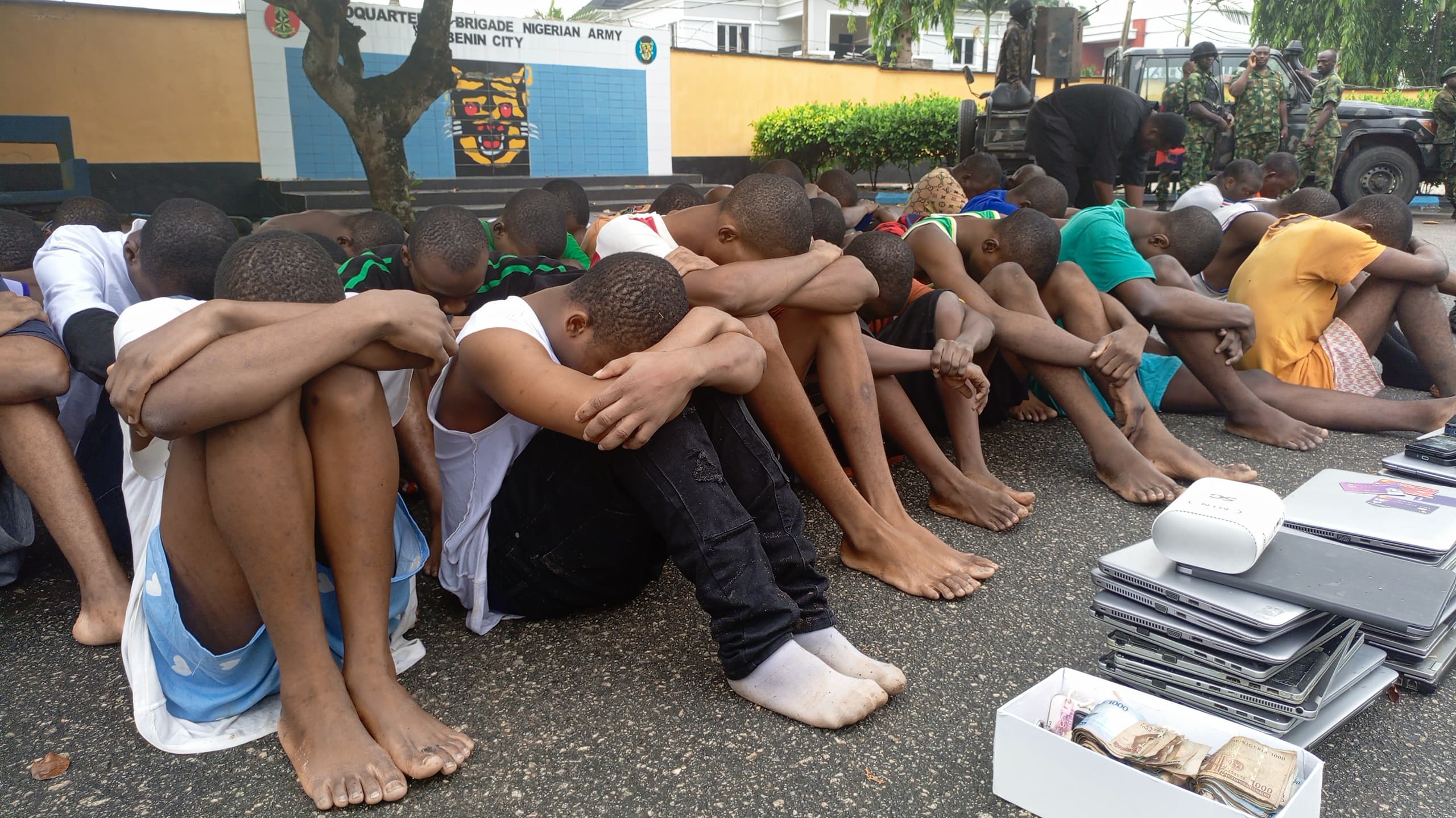 Troops Uncover Massive Crime, Ritual Syndicate’s Hideout In Edo, Arrest 31