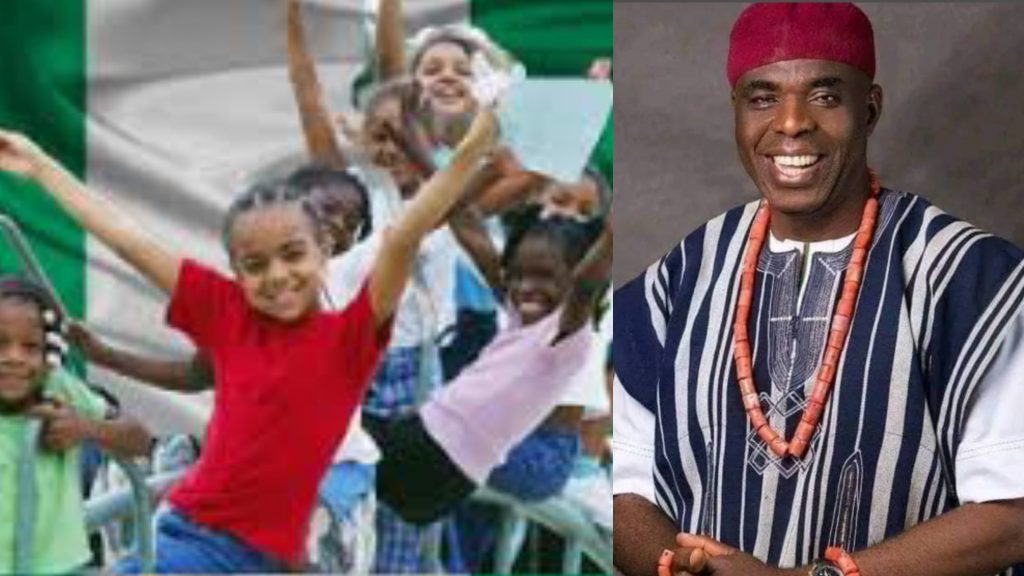 Hon. Yakubu Rejoices With Nigerian Child on Children’s Day Hon. Yakubu Rejoices With Nigerian Child on Children’s Day