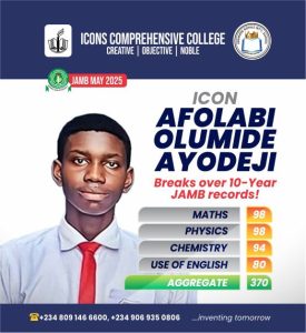 UTME Unveils 15-Year-Old Afolabi Ayodeji, Who Broke Decade-Long Record