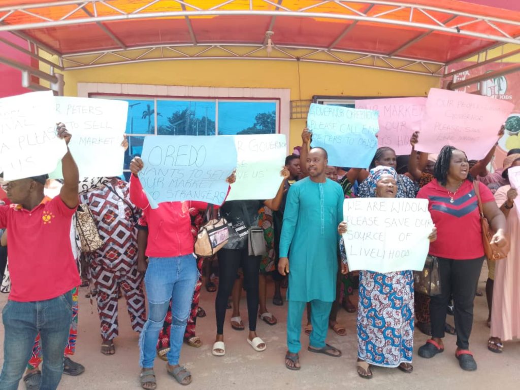 Edo Traders Protest Against Planned Demolition, As Acting Chairman Seeks Cooperation Edo Traders Protest Against Planned Demolition, As Acting Chairman Seeks Cooperation