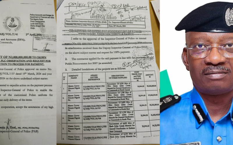 IGP Egbetokun Allegedly Splits N6Billion Uniform Deal Into 66 Contracts To Bypass Procurement Law