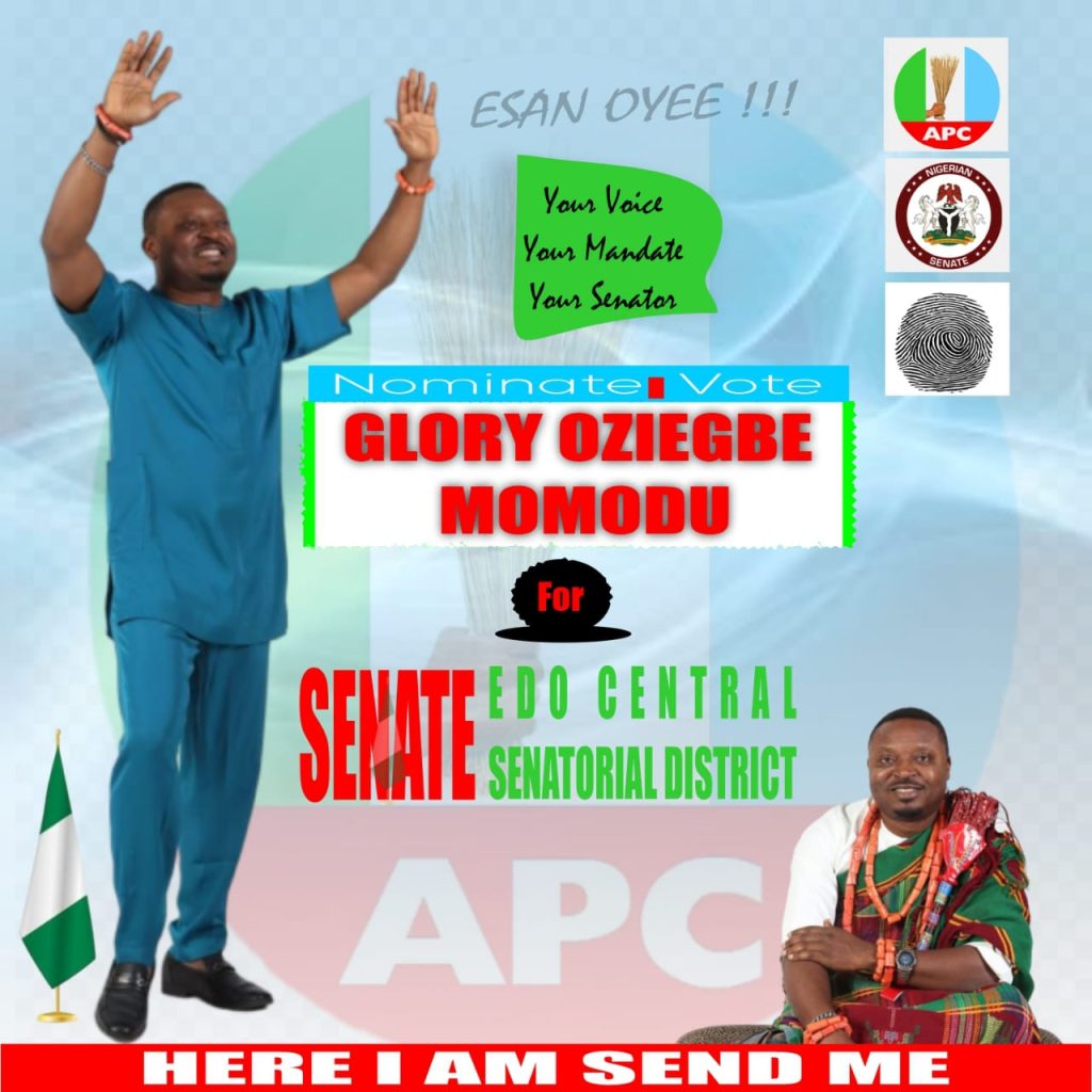 ENGR GLORY OZIEGBE MOMODU A NEW ERA OF LEADERSHIP FOR ESAN LAND ENGR GLORY OZIEGBE MOMODU A NEW ERA OF LEADERSHIP FOR ESAN LAND