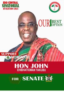 Hon John Yakubu Felicitates Muslims on Eid-el-Kabir