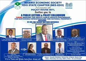 NES-EDO In Conjunction With Policy Hour Int’l Set to Organise Public Lecture, Policy Colloquium