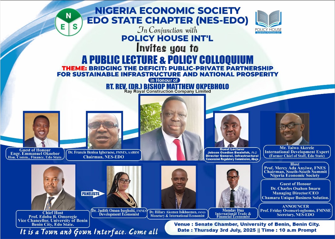 NES-EDO In Conjunction With Policy Hour Int’l Set to Organise Public Lecture, Policy Colloquium