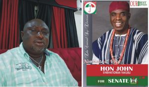Yakubu Pays Tribute to Ogboh  Liberty Osayande (JP), Igueben PDP  LGA Chairman on 50th  Birthday