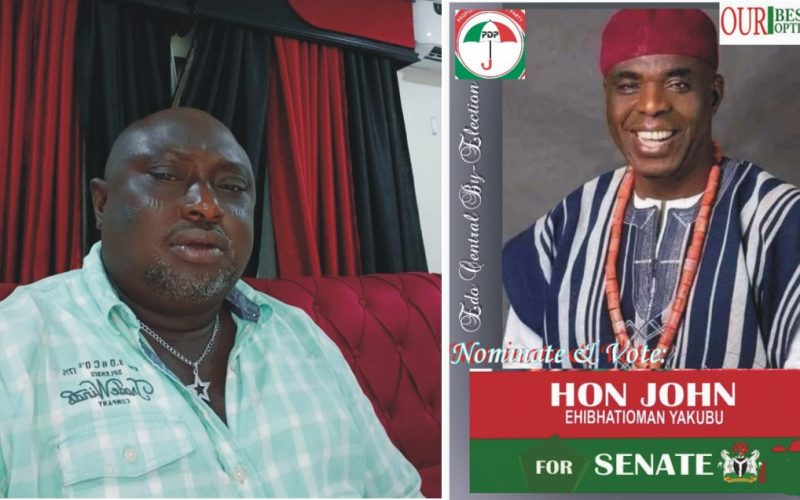 Yakubu Pays Tribute to Ogboh  Liberty Osayande (JP), Igueben PDP  LGA Chairman on 50th  Birthday