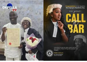 Edo State Special Adviser on Education, Barr. Vincent Akhere Congratulates Gov. Okpebholo’s Daughter – Oghogho Okpebholo Esq on her Call to Bar