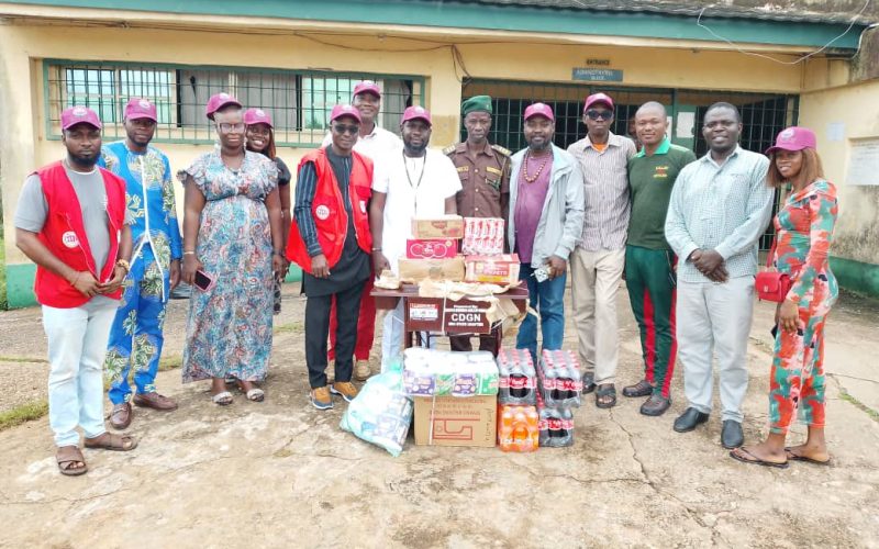 CDGN Donates Sewing Machine, Food Items To Oko Correctional Centre
