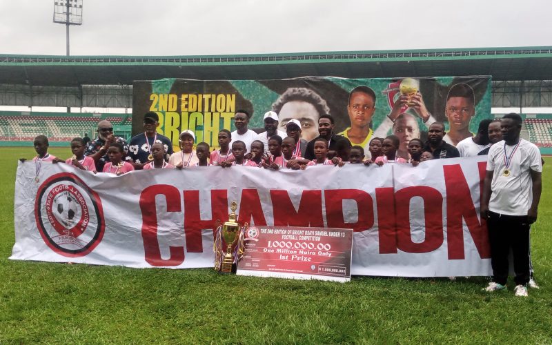 Bright Osayi Samuel U-13: Enabulele Commends Super Eagles Star, Wants Osayi Football Academy in Benin