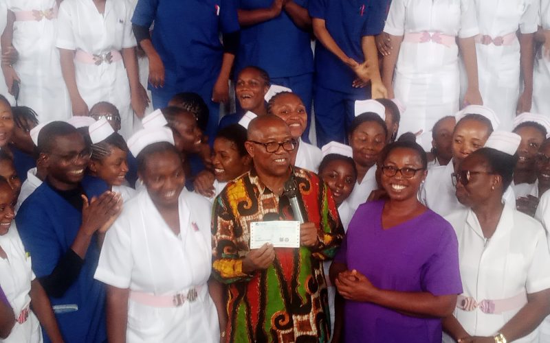 Obi Donates N15m to St. Philomena Midwifery, Nursing School in Edo