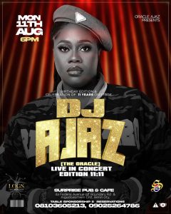 DJ AJAZ Sets For Live Concert In Benin City
