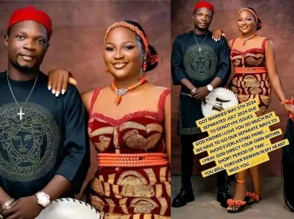 Couple Separates Two Months After Marriage Due to Blood Group