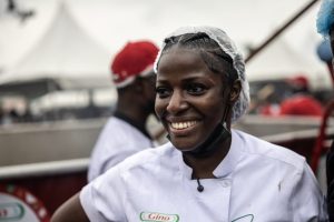Hilda Baci Completes World Record Attempt For Largest Pot Of Jollof Rice