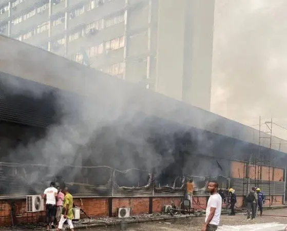 Fire Guts Rivers State Secretariat