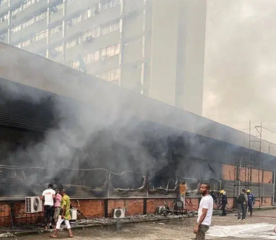 Fire Guts Rivers State Secretariat