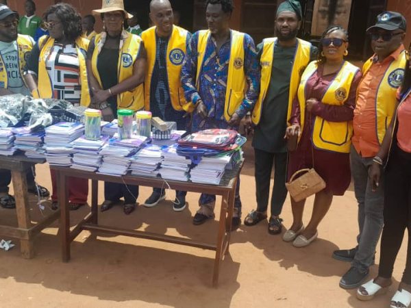 Benin Etete Unique, Edo Heritage Lions Clubs Render Humanitarian Services to Schools in Edo