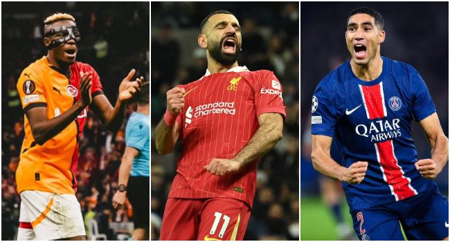 Osimhen, Salah, Hakimi Top CAF Player Of The Year Nominee List Osimhen, Salah, Hakimi Top CAF Player Of The Year Nominee List