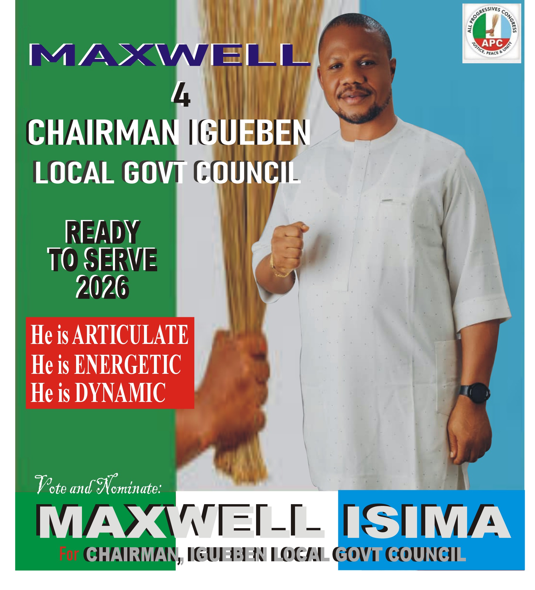 “THE MAN CALLED, MAXWELL ISIMA”