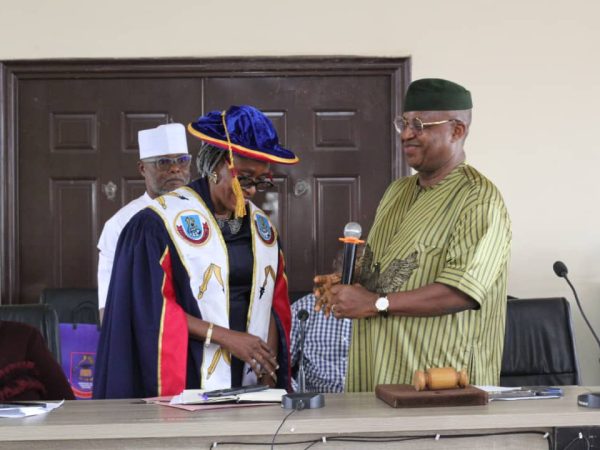 AAU Ekpoma: Pro-Chancellor Unveils New Vice-Chancellor, Calls for Unity