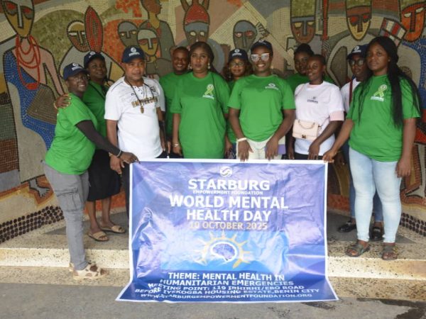 Starburg Empowerment Foundation Marks 2025 World Mental Health Day Starburg Empowerment Foundation Marks 2025 World Mental Health Day